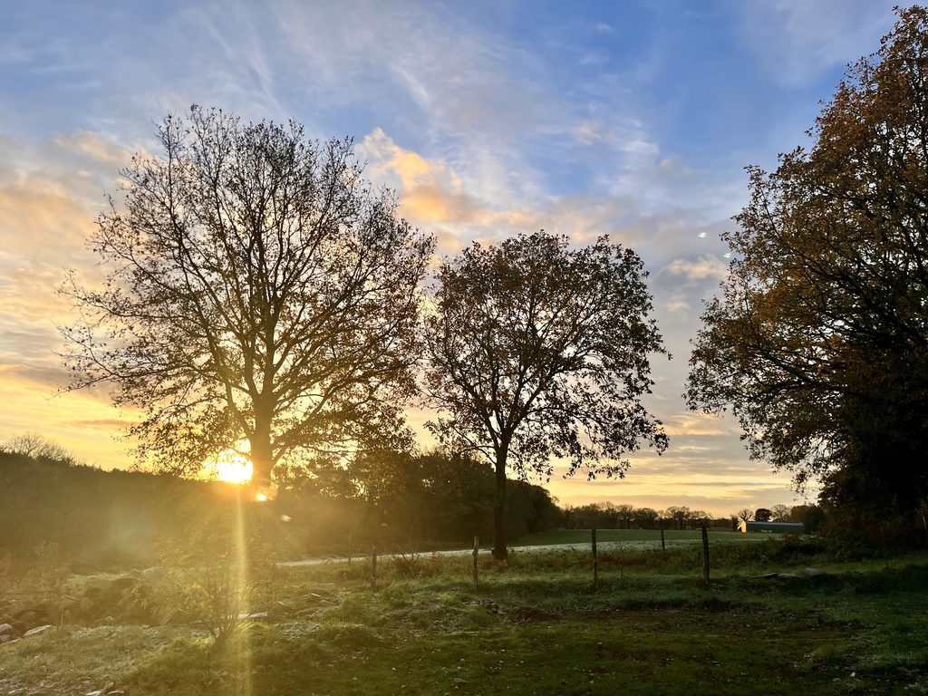 Gîte Ker Zélia à Cruguel en Bretagne vue su rla campagne
