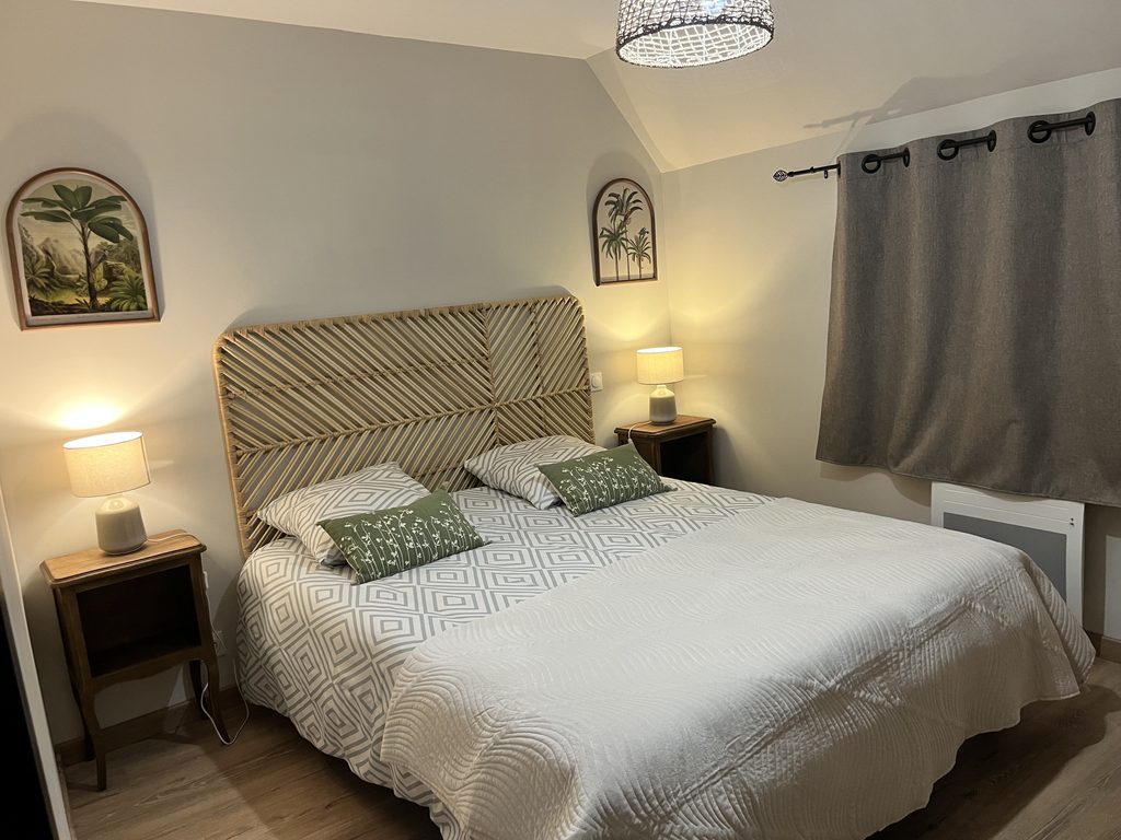 Chambre du gîte Ker Zélia à Cruguel