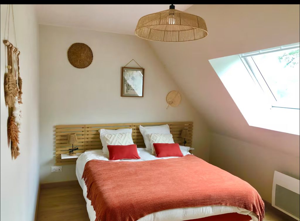 Chambre du gîte Kerkaouenn à Cruguel